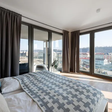 Elegant Karlin With Terrace & Parking Appartement Prague